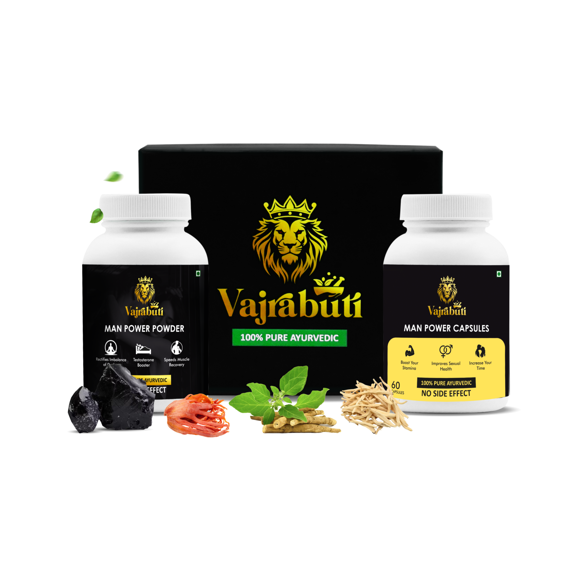 Vajrabuti Man Power Capsule & Powder Combo Pack